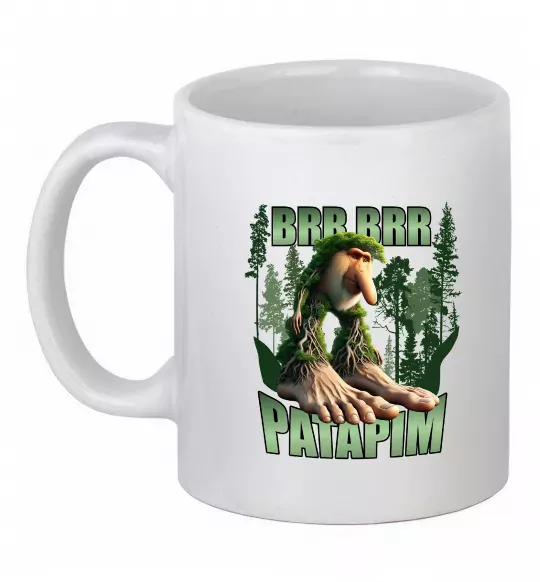 Чашка керамічна Brr brr patapim Білий фото