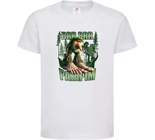 Дитяча футболка Brr brr patapim Білий фото