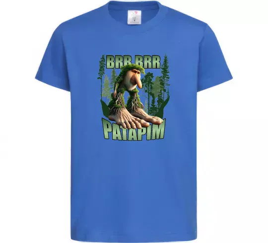 Дитяча футболка Brr brr patapim Яскраво-синій фото