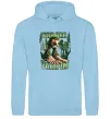 Мужская толстовка (худи) Brr brr patapim Голубой фото