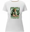 Жіноча преміум футболка Brr brr patapim Білий фото
