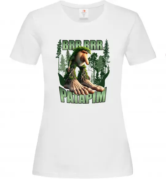 Женская футболка Brr brr patapim Белый фото