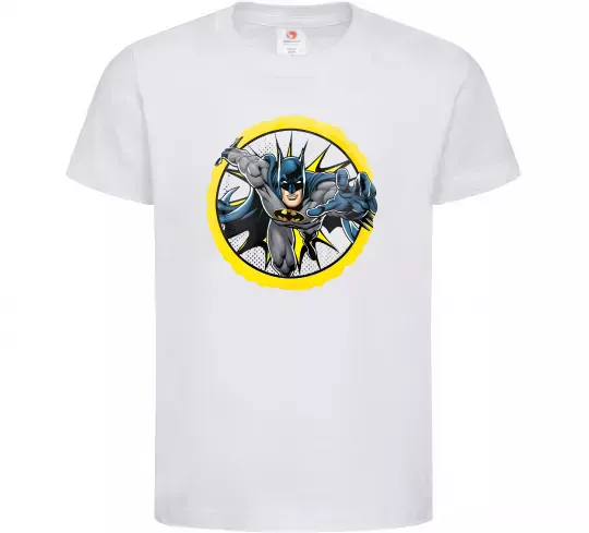 Дитяча футболка Бетмен комікс Білий фото