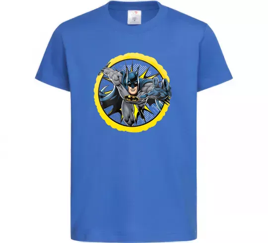 Дитяча футболка Бетмен комікс Яскраво-синій фото