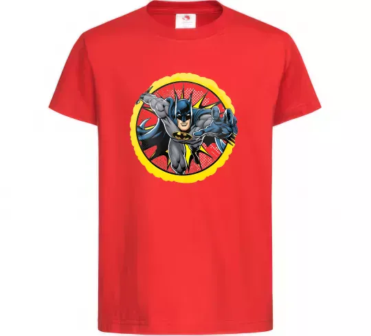 Дитяча футболка Бетмен комікс Червоний фото