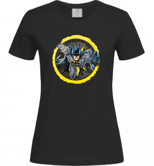 Женская футболка Бетмен комікс Черный фото