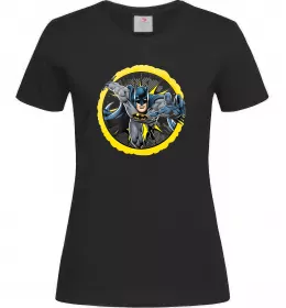 Женская футболка Бетмен комікс Черный фото