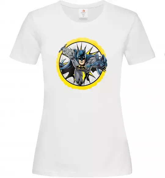 Женская футболка Бетмен комікс Белый фото