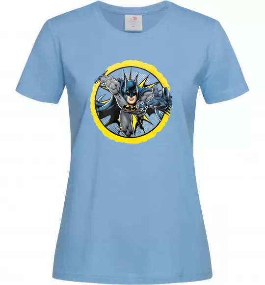 Женская футболка Бетмен комікс Голубой фото