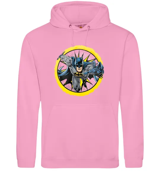 Женская толстовка (худи) Бетмен комікс Розовый фото