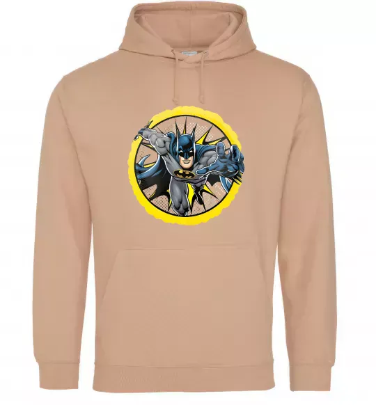 Жіноча толстовка (худі) Бетмен комікс Пісочний фото
