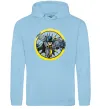 Женская толстовка (худи) Бетмен комікс Голубой фото