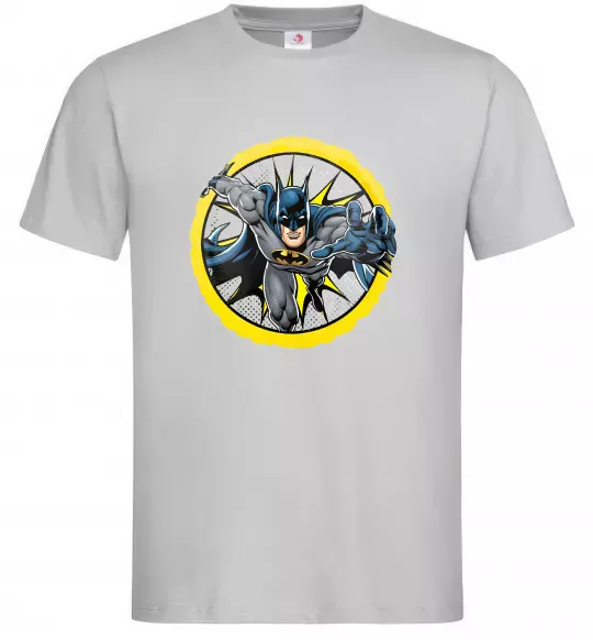 Мужская футболка Бетмен комікс Серый фото