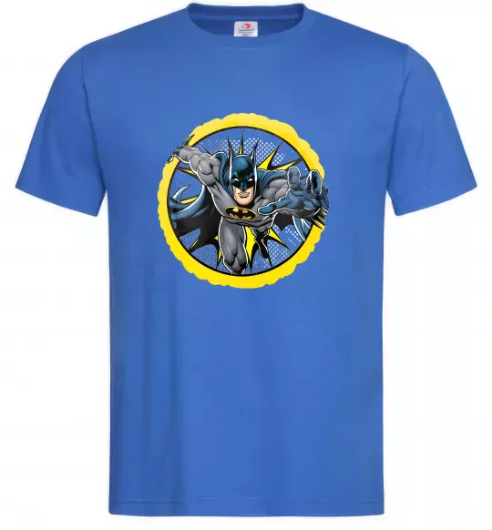 Мужская футболка Бетмен комікс Ярко-синий фото