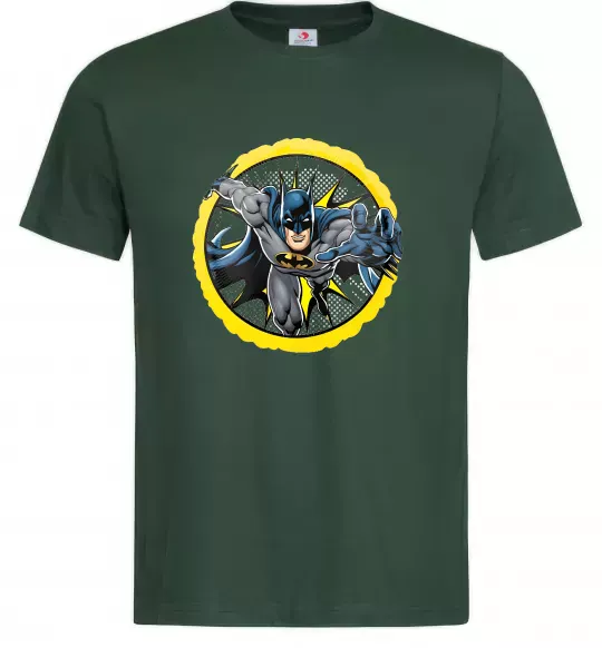 Мужская футболка Бетмен комікс Темно-зеленый фото
