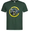 Мужская футболка Бетмен комікс Темно-зеленый фото