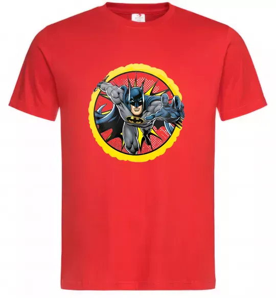 Мужская футболка Бетмен комікс Красный фото