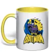 Чашка с цветной ручкой Batman летючі миші Лимонный фото