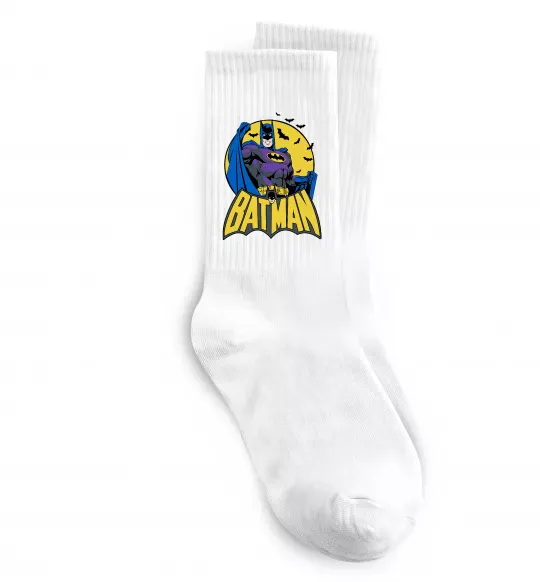 Носки Batman летючі миші Белый фото