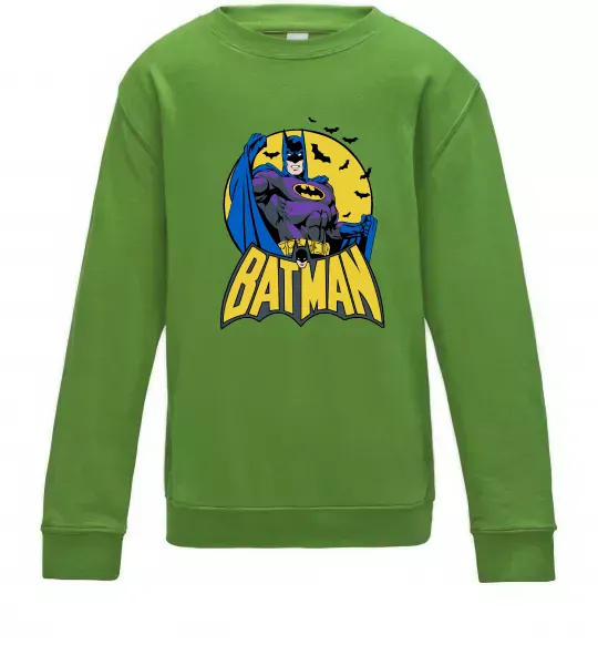 Дитячий світшот Batman летючі миші Лаймовий фото