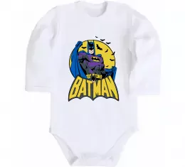 Детский боди Batman летючі миші Белый фото