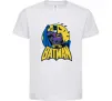 Детская футболка Batman летючі миші Белый фото