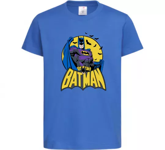 Детская футболка Batman летючі миші Ярко-синий фото