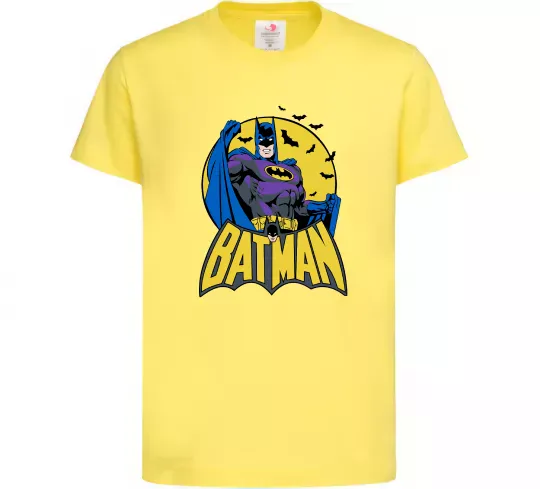 Детская футболка Batman летючі миші Лимонный фото
