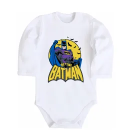 Детский боди Batman cartoon Белый фото