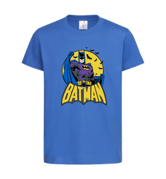 Детская футболка Batman летючі миші Ярко-синий фото