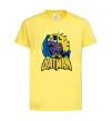 Детская футболка Batman летючі миші Лимонный фото