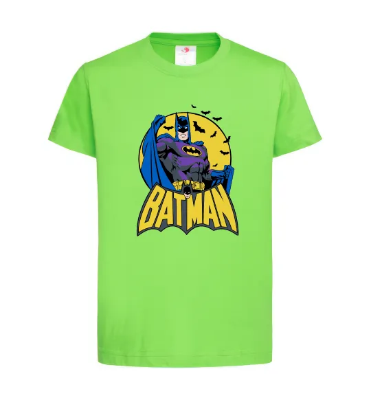 Детская футболка Batman летючі миші Лаймовый фото