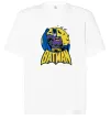 Футболка Оверсайз Batman летючі миші Білий фото