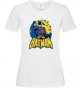 Женская футболка Batman летючі миші Белый фото