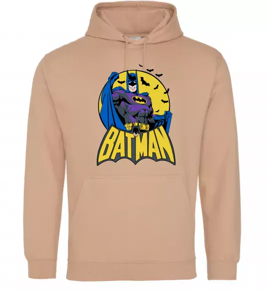 Жіноча толстовка (худі) Batman летючі миші Пісочний фото