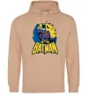 Жіноча толстовка (худі) Batman летючі миші Пісочний фото