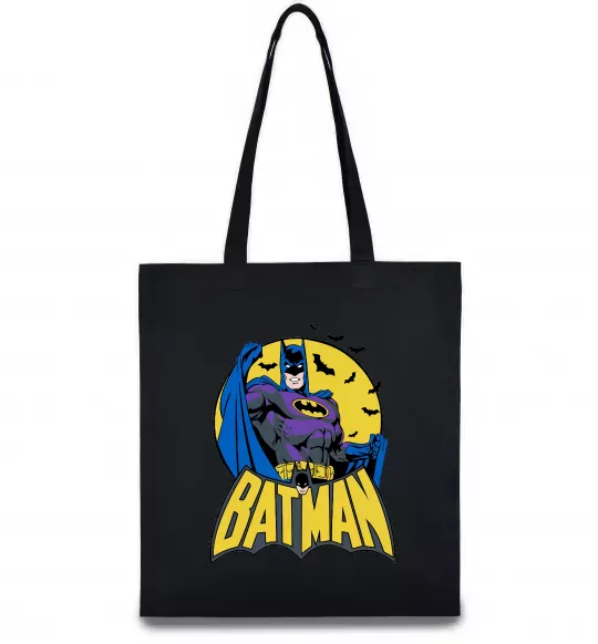 Еко-сумка Batman летючі миші Чорний фото