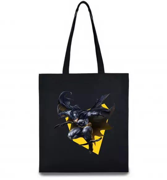 Эко-сумка Бетмен в польоті Черный фото