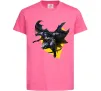 Дитяча футболка Бетмен в польоті Яскраво-рожевий фото