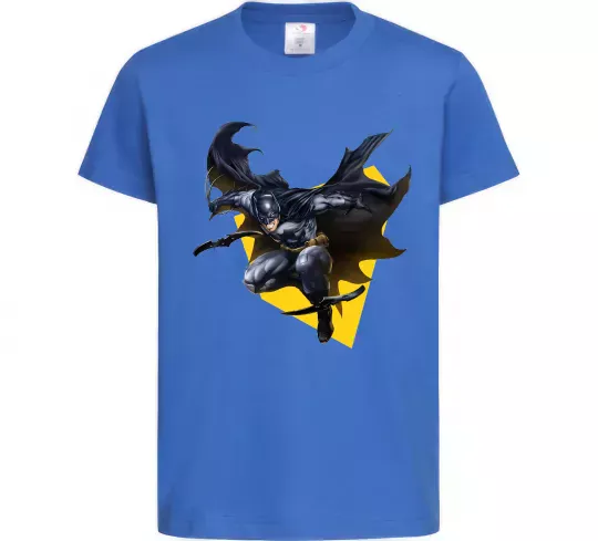 Дитяча футболка Бетмен в польоті Яскраво-синій фото