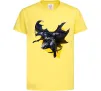 Дитяча футболка Бетмен в польоті Лимонний фото