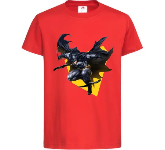 Дитяча футболка Бетмен в польоті Червоний фото