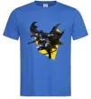 Мужская футболка Бетмен в польоті Ярко-синий фото