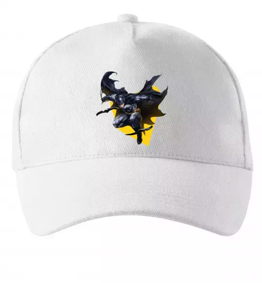 Кепка Бетмен в польоті Білий фото