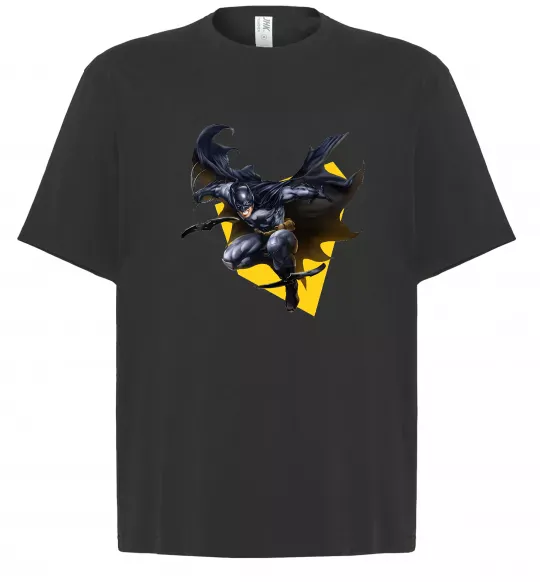 Футболка Оверсайз Бетмен в польоті Черный фото