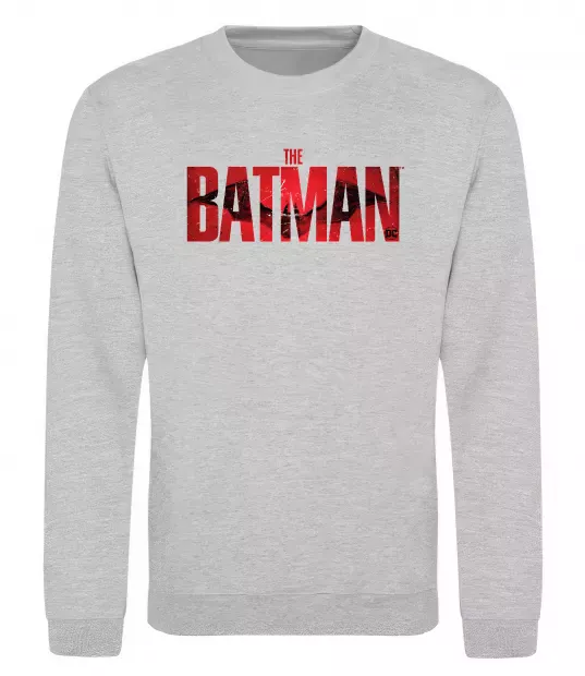 Свитшот The Batman Серый меланж фото