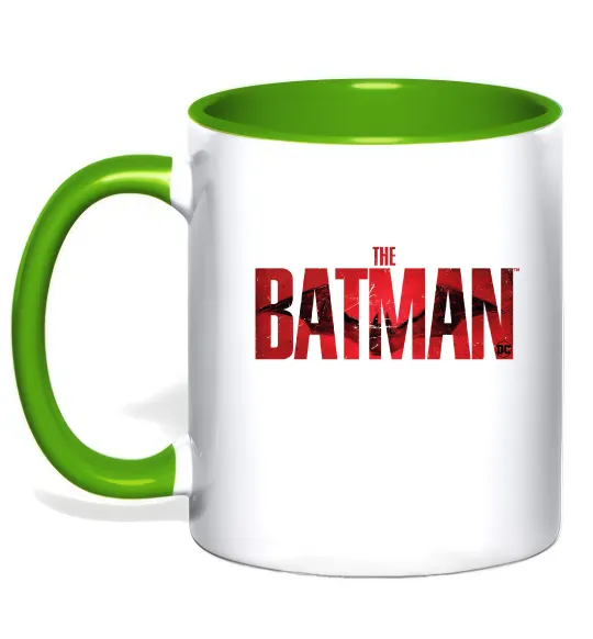 Чашка с цветной ручкой The Batman Лаймовый фото