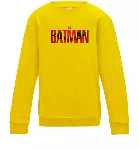 Дитячий світшот The Batman Сонячно жовтий фото