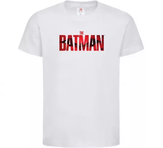 Детская футболка The Batman Белый фото