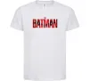 Детская футболка The Batman Белый фото